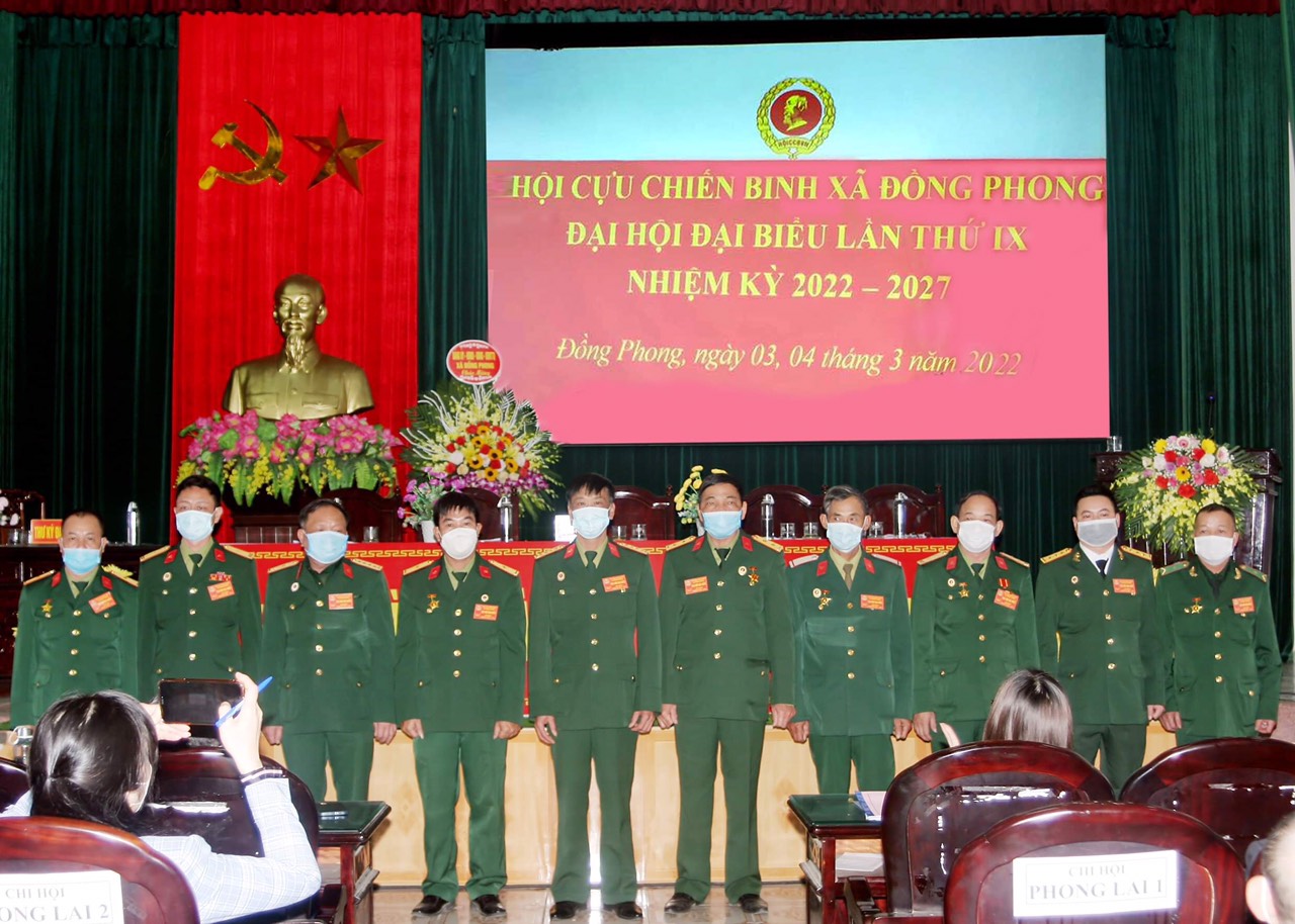 Đại hội đại biểu Hội Cựu chiến binh xã Đồng Phong lần thứ IX, nhiệm kỳ 2022-2027