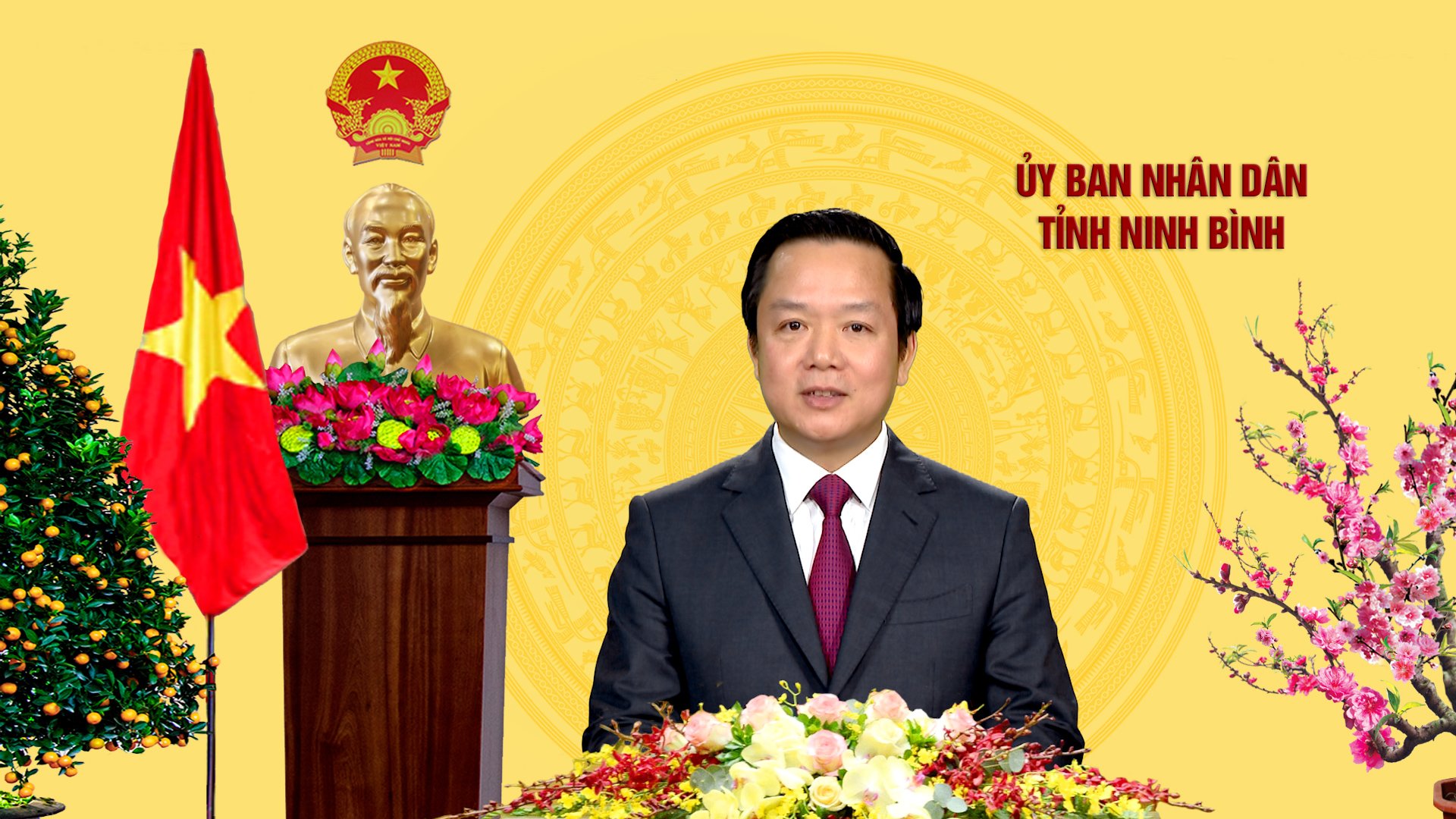 Lời chúc Tết xuân Quý Mão 2023 của đồng chí Chủ tịch UBND tỉnh Ninh Bình