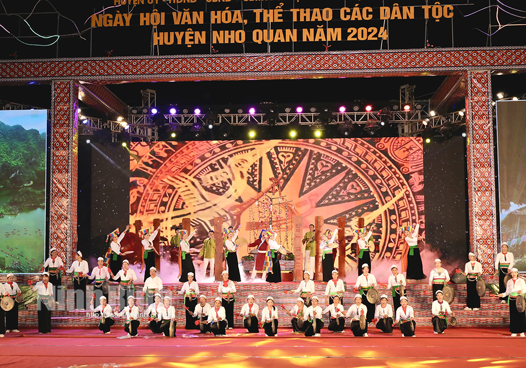 Khai mạc Ngày hội Văn hóa, Thể thao các dân tộc huyện Nho Quan năm 2024