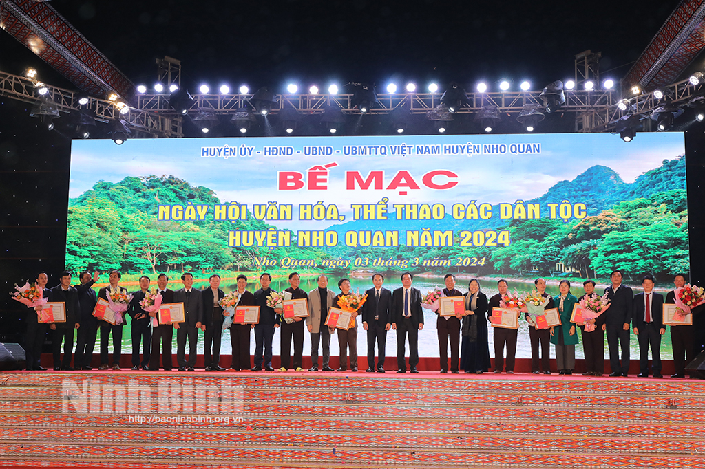 Bế mạc Ngày hội Văn hóa, thể thao các dân tộc huyện Nho Quan năm 2024