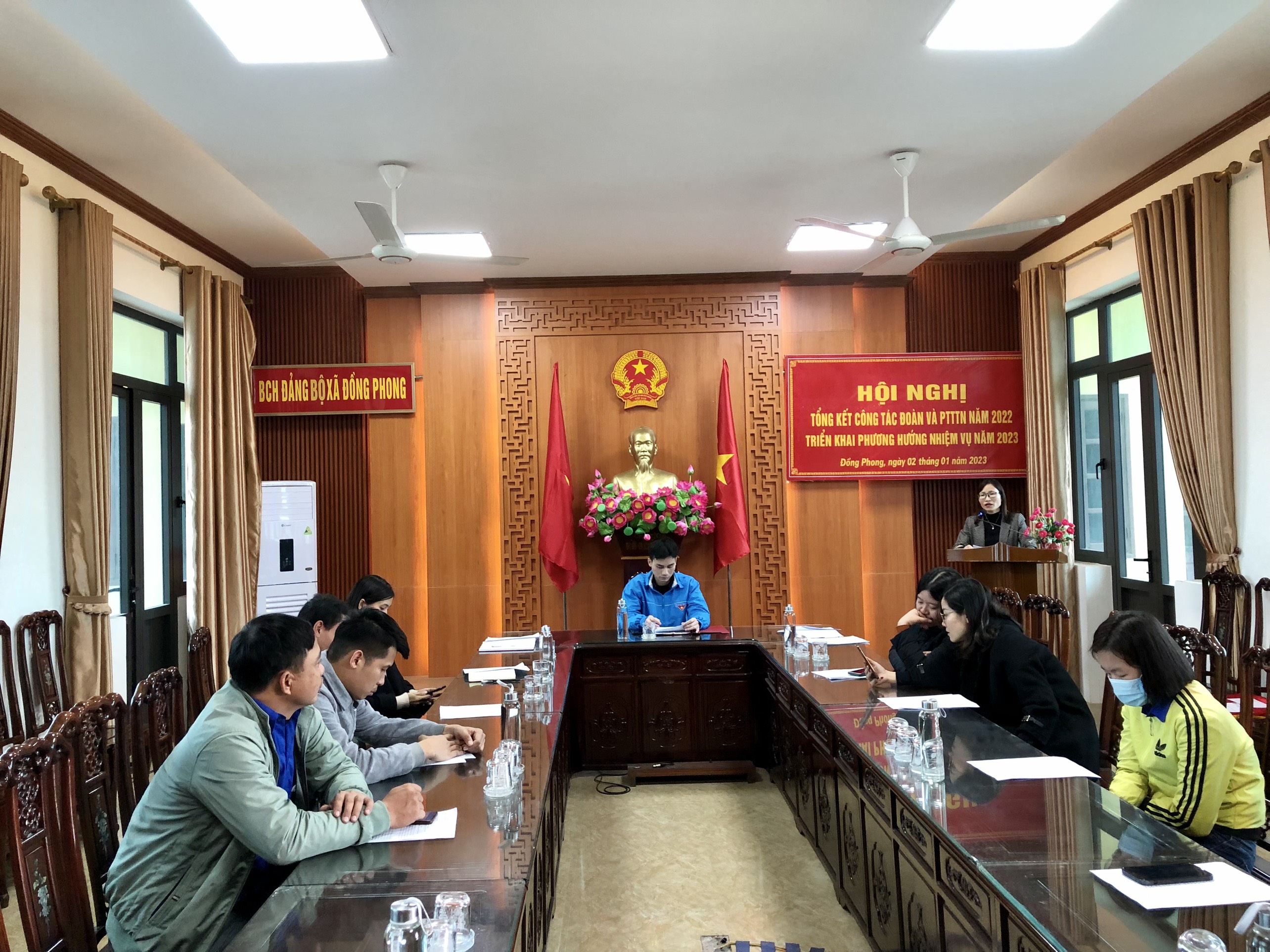 Ngày 02/01/2023, Đoàn xã Đồng Phong  tổ chức hội nghị Tổng kết công tác Đoàn và Phong trào Thanh thiếu nhi năm 2022, phương hướng nhiệm vụ năm 2023.