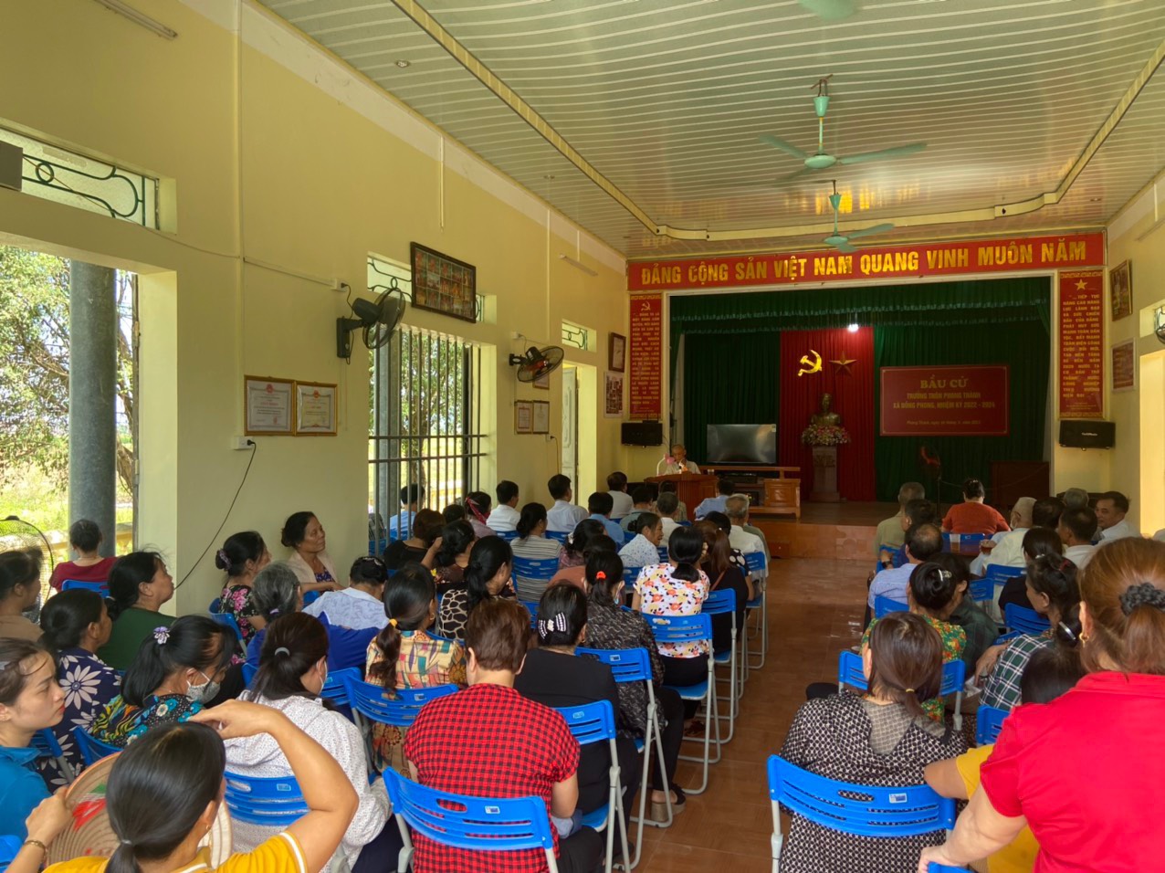 Xã Đồng Phong hoàn thành kế hoạch Bầu cử Trưởng thôn nhiệm kỳ 2022 - 2024