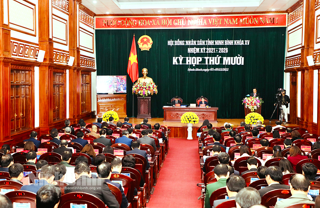 Khai mạc trọng thể kỳ họp thứ 10, HĐND tỉnh Ninh Bình khóa XV