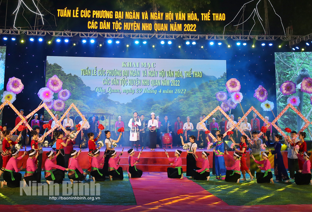 Khai mạc Tuần lễ Cúc Phương đại ngàn và Ngày hội văn hóa, thể thao các dân tộc huyện Nho Quan năm 2022