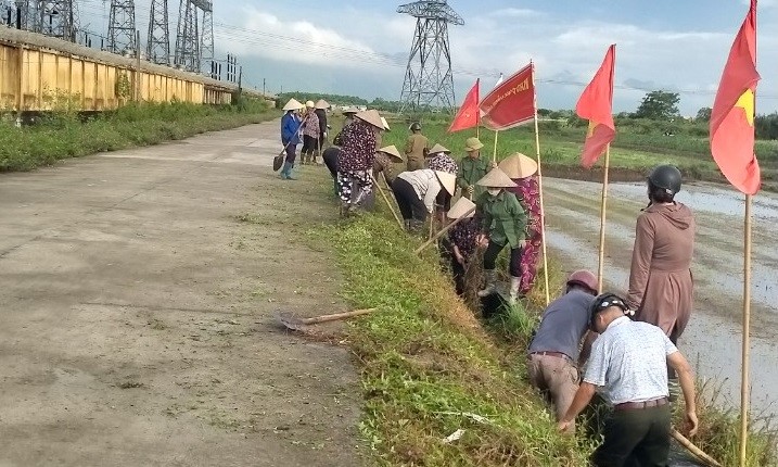 Hội nông dân xã Đồng Phong thiết thực tổ chức hoạt động chào mừng huyện Nho Quan về đích nông thôn mới năm 2022.