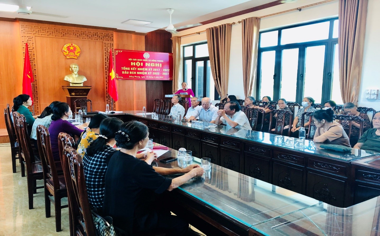 Hội Cựu Giáo Chức xã Đồng Phong, huyện Nho Quan tổ chức Hội nghị tổng kết nhiệm kỳ 2017 – 2022, bầu BCH nhiệm kỳ 2022 - 2027.