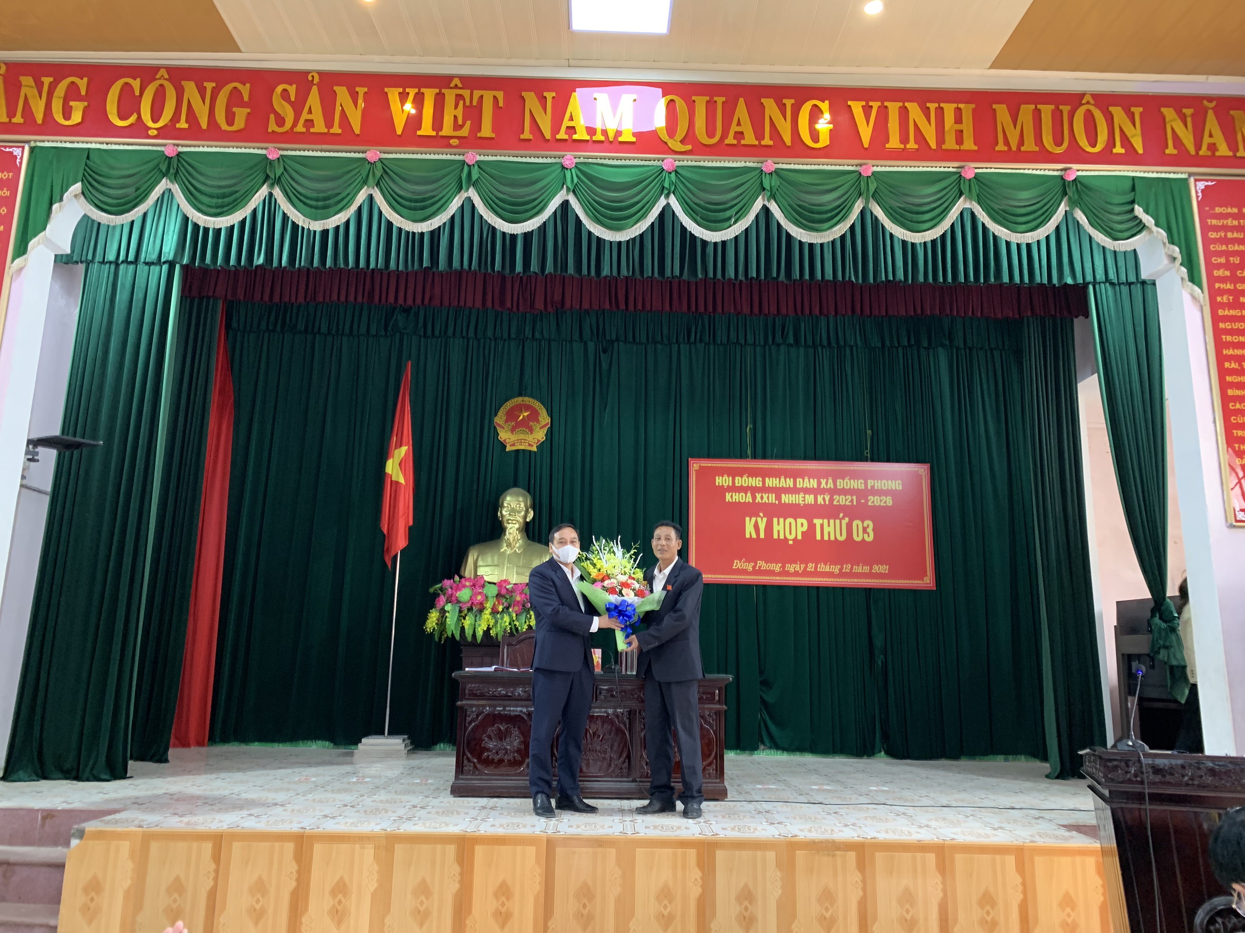 Kết quả kỳ họp thứ 03 HĐND xã Đồng Phong khóa XXII, nhiệm kỳ 2021 – 2026