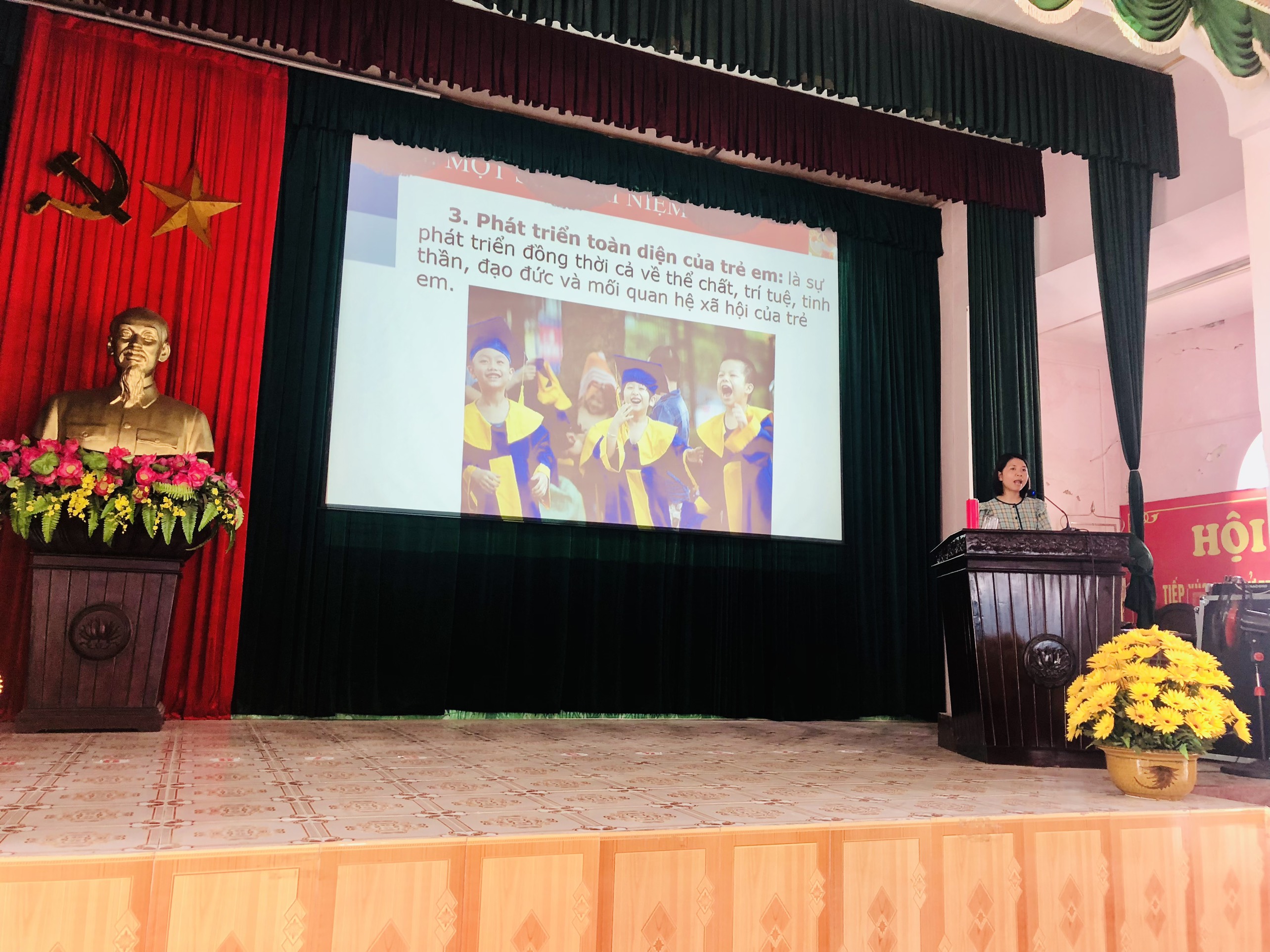 Hội nghị truyền thông, tuyên truyền về công tác bảo vệ, chăm sóc trẻ em tại xã Đồng Phong